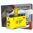 D&C XL Druckerpatrone komp. zu Brother LC123Y Yellow...