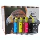 D&C / DC 5 XL Druckerpatronen komp. zu Brother LC123...