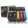 D&C / DC 5 Set komp. Druckerpatronen zu Canon PGI-520/ CLI-521 Canon Pixma IP 3600 4600 4700 Canon Pixma MP 540 540x 550 560 620 620B 630 640 980 990 Canon Pixma MX 860 870 mit Chip und F&uuml;llstandsanzeige