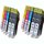 D&C/DC 10 Komp. Druckerpatronen zu HP-364BK XL 4 x Black 2  x Cyan 2 x Magenta 2  x Yellow