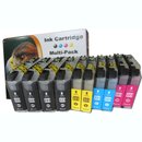 D&C 10 Multi-Pack XL Druckerpatronen komp. zu Brother...