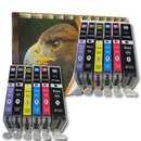 DC / D&C 12 XXL komp. Druckerpatronen zu Canon Pixma...