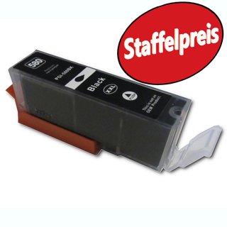 DC / D&C komp. Druckerpatrone zu Canon PGI-580BK XXL schwarz h&ouml;chste F&uuml;llmenge Canon Pixma TS 705 705A 6150 6151 6250 6251 8150 8151 8152 8250 8251 8252 9150 9155 9550 9551C / Canon Pixma TR 7550 8550 Staffelpreis