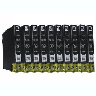 DC 10 XL Druckerpatronen komp. zu Epson 16XL schwarz  Epson WorkForce WF 2010 2500 2510 2520 2530 2540 2630 2650 2660 2750 2760