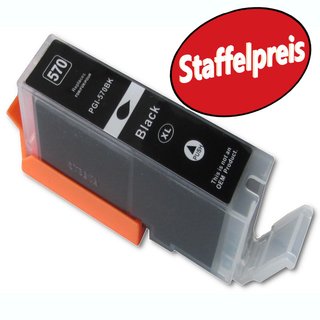 DC / D&C komp. zu Canon PGI-570BK XL ( Staffelpreise ) Canon Pixma MG5750 MG5751 MG5752 MG5753 MG6850 MG6851 MG6852 MG6853 MG7750 MG7751 MG7752 MG7753 Canon Pixma TS 5050 5051 5053 5055 6050 6051 6052 8050 8051 8052 8053 9050 9055 mit Chip und F&uuml;llstandsa