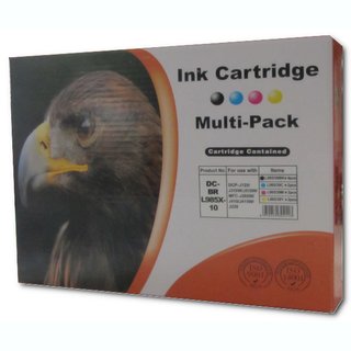 D&C Multipack 10 XL Druckerpatronen komp. zu Brother LC-985 Serie