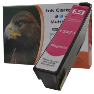 D&C komp. Druckerpatrone f&uuml;r Epson 34XL rot Epson WorkForce Pro WF-3720DWF WF-3725DWF