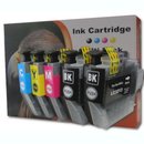 D&C / DC 5 komp. XL Druckerpatronen f&uuml;r Brother...