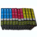 D&C 12 Druckerpatronen komp. zu Epson 1282  bis 1284...