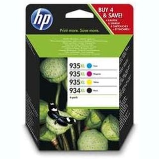 HP 934XL Druckerpatrone mit hoher Reichweite/HP 935XL Black/Cyan/Magenta/Gelb Original Druckerpatron