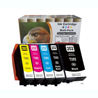 D&C 5  komp. Druckerpatrone komp. f&uuml;r Epson 202XL f&uuml;r Epson Expression Premium XP 6000 6005 6100 6105