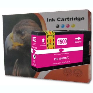 DC / D&C komp. Druckerpatronen magenta zu Canon PGI-1500 XL Canon Maxify MG 2050 2150 2155 2350 2750 2755