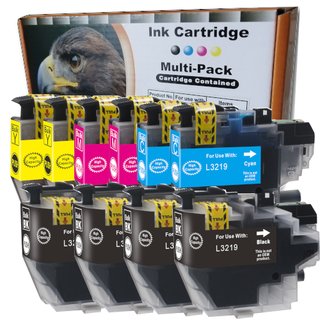 D&C 10 komp. Druckerpatronen Ersatz f&uuml;r Brother LC-3219 XL ( kein Original ) Brother MFC-J5330DW, MFC-J5335DW, MFC-J5730DW, MFC-J5930DW, MFC-J6530DW, MFC-J6930DW, MFC-J6935DW