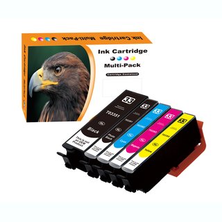 DC 5  komp Druckerpatronen komp. zu Epson 33XL Epson Expression Home XP-530 XP-540 XP-630 XP-635 XP-640 XP-645 XP-830 XP-900 XP-7100
