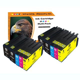 DC 10 Komp. Druckerpatronen zu HP 950-951XL HP OfficeJet Pro 251dw 276dw 8100 8600 8610 8615 8616 8620 8630 8640