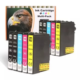 Versandfrei Ink Cartridge DC Multi-Box 10 komp. Druckerpatronen XL komp. zu Epson Expression Home XP 30 102 202 205 215 225 302 305 312 313 315 322 325 402 405 412 415 422 425