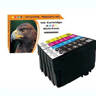 5 x Ink CartridgeMulti-Pack DC/D&C komp. Druckerpatronen  f&uuml;r Epson 502XL Epson XP 5100 5105 5150 5155 Epson WF 2860 2865 2880