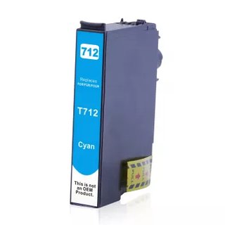 D&C Druckerpatronen kompatibel zu Epson 712 blau