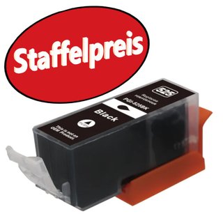 D&C kompatibel zu Canon PGI-525PBBK mit Chip und F&uuml;llstandsanzeige