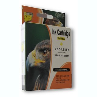 DC XL Druckerpatrone komp. zu Brother LC-985Y  bulk